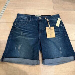 DEMOCRACY WOMENS AB TECHNOLOGY SHORTS NEW BERMUDA CUFF NEW SIZE 10